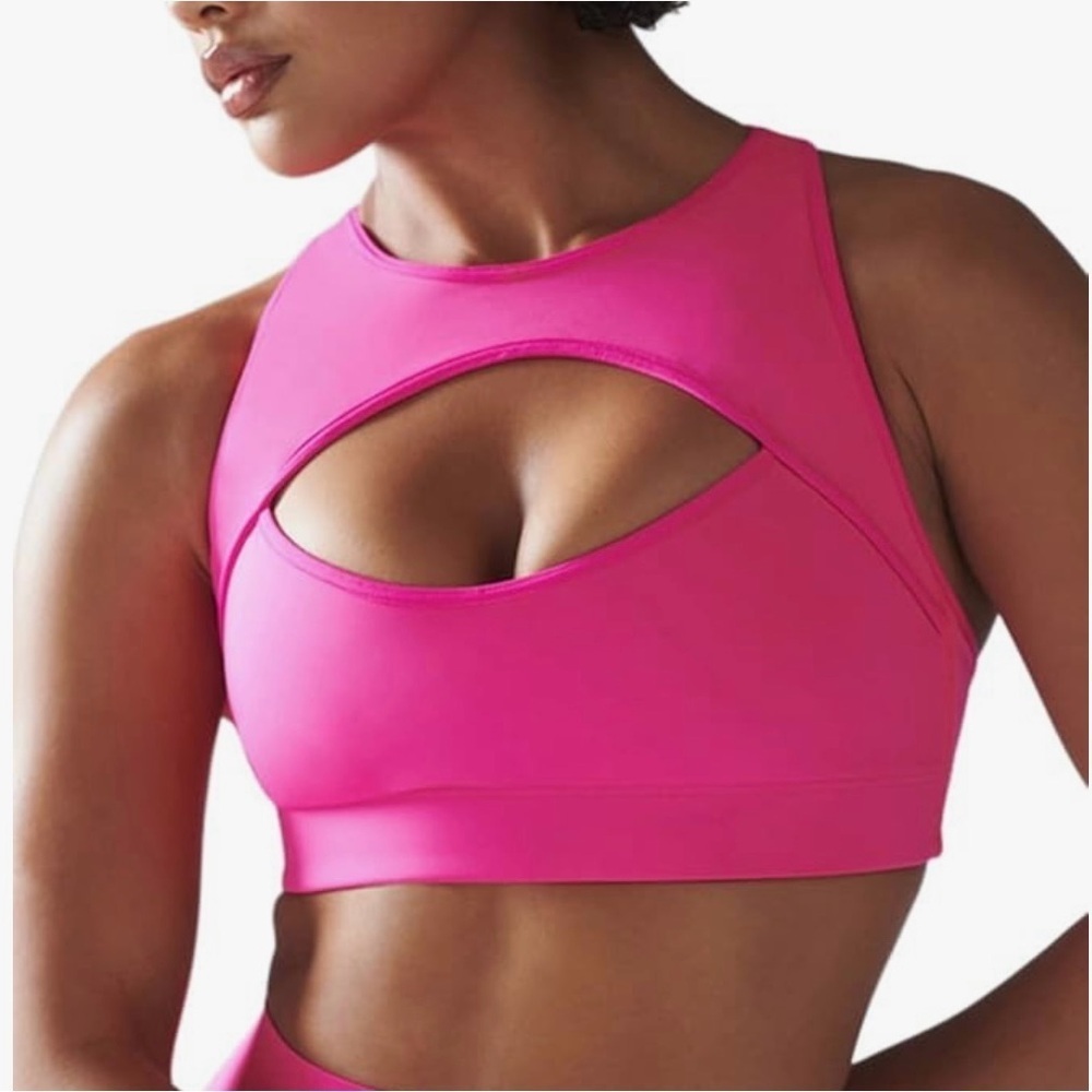 Savage X Fenty Vibrant Pink Sports Bra - Picture 4 of 7